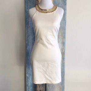 STUNNING BeBe embellished bodycon Dress Small